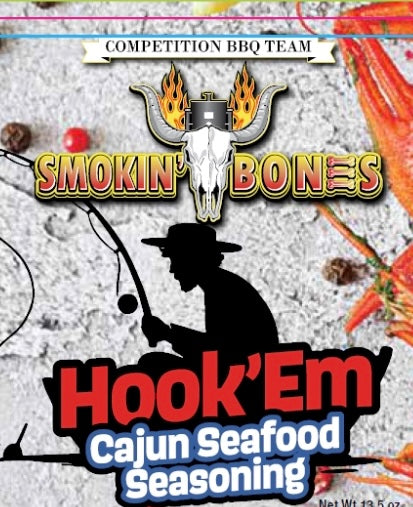 Hook’em Cajun Seafood Seasoning